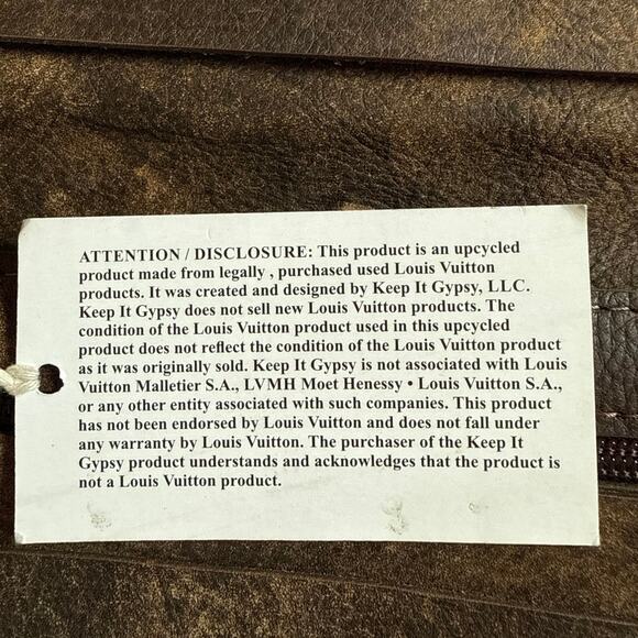 NWT Keep it Gypsy Upcycled Leather Cheetah Print Fur Gold Western Wallet - Picture 6 of 8